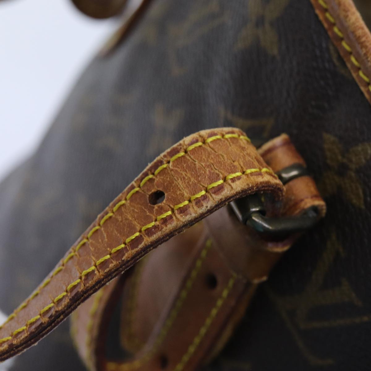 LOUIS VUITTON Monogram Bucket PM Shoulder Bag Vintage M42238 LV ar11675