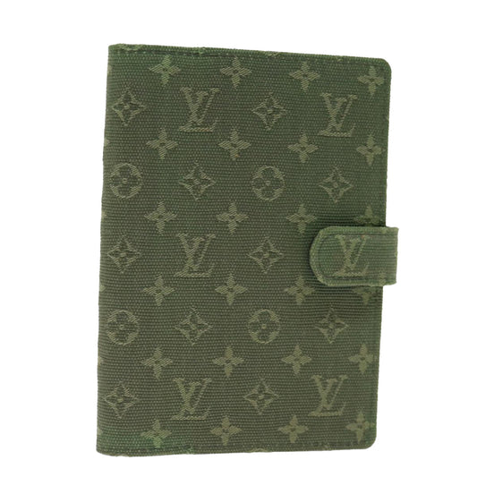 LOUIS VUITTON Mini Agenda PM Day Planner Cover TST Khaki R20911 LV ar11682