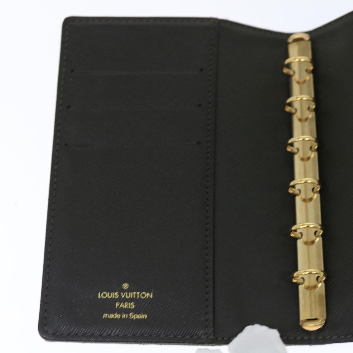 LOUIS VUITTON Mini Agenda PM Day Planner Cover TST Khaki R20911 LV ar11682