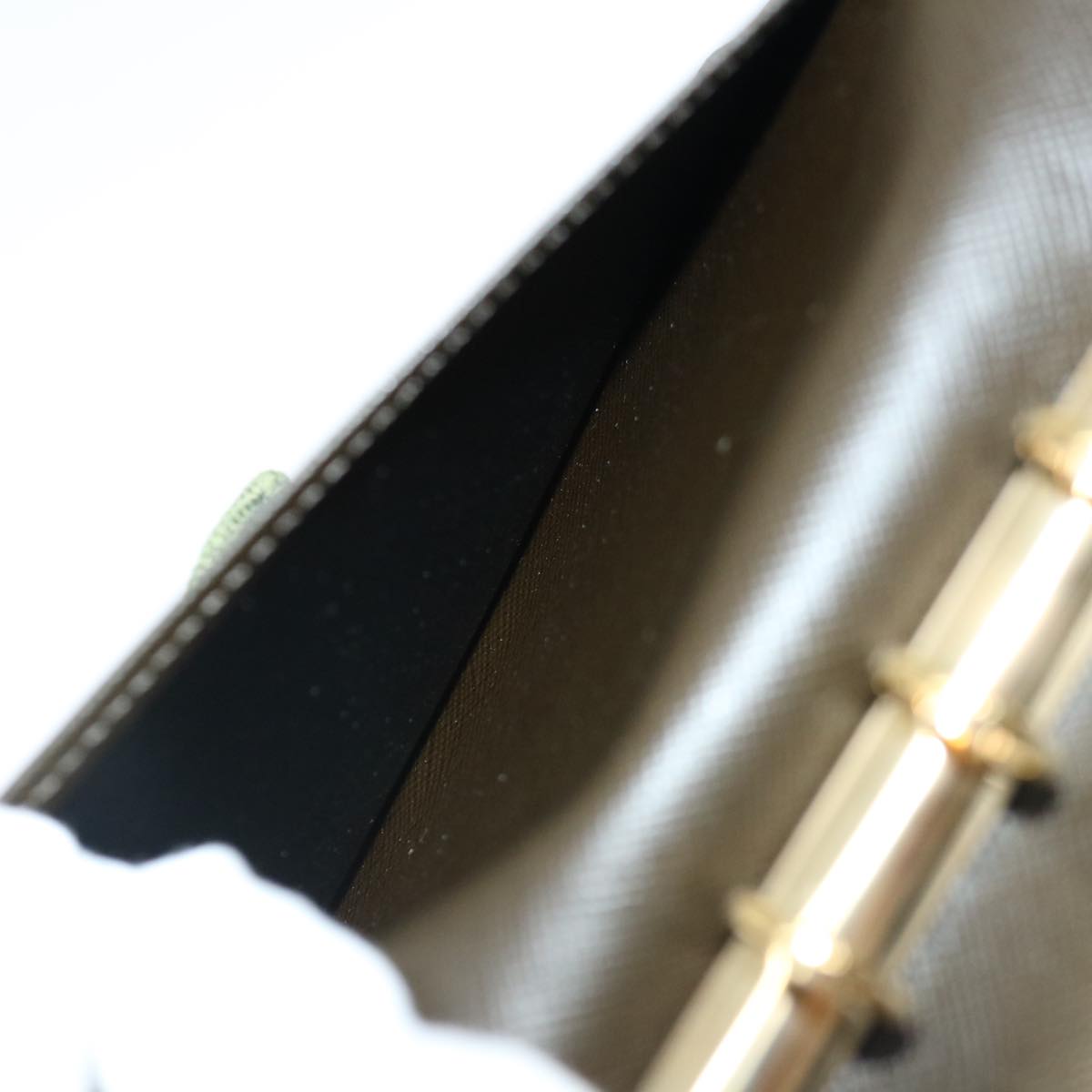 LOUIS VUITTON Mini Agenda PM Day Planner Cover TST Khaki R20911 LV ar11682