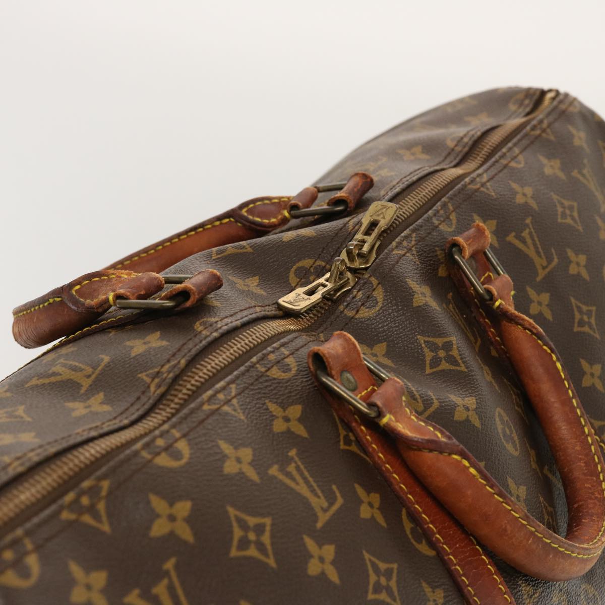 LOUIS VUITTON Monogram Keepall Bandouliere 50 Boston Bag M41416 LV ar11696