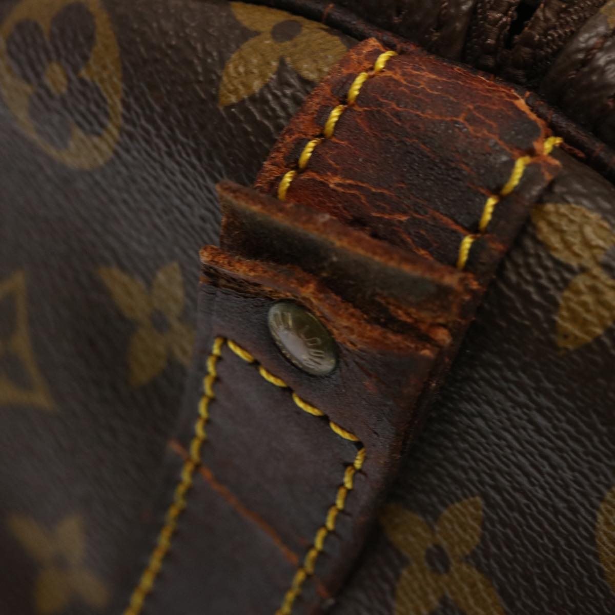 LOUIS VUITTON Monogram Keepall Bandouliere 50 Boston Bag M41416 LV ar11696