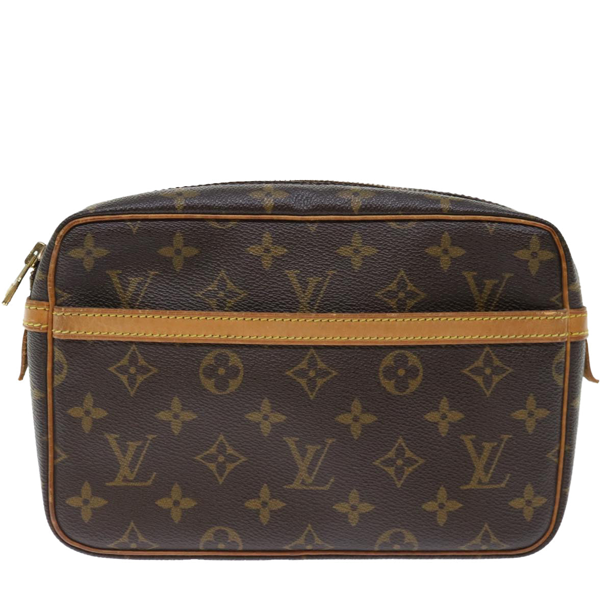 LOUIS VUITTON Monogram Compiegne 23 Clutch Bag M51847 LV ar11708