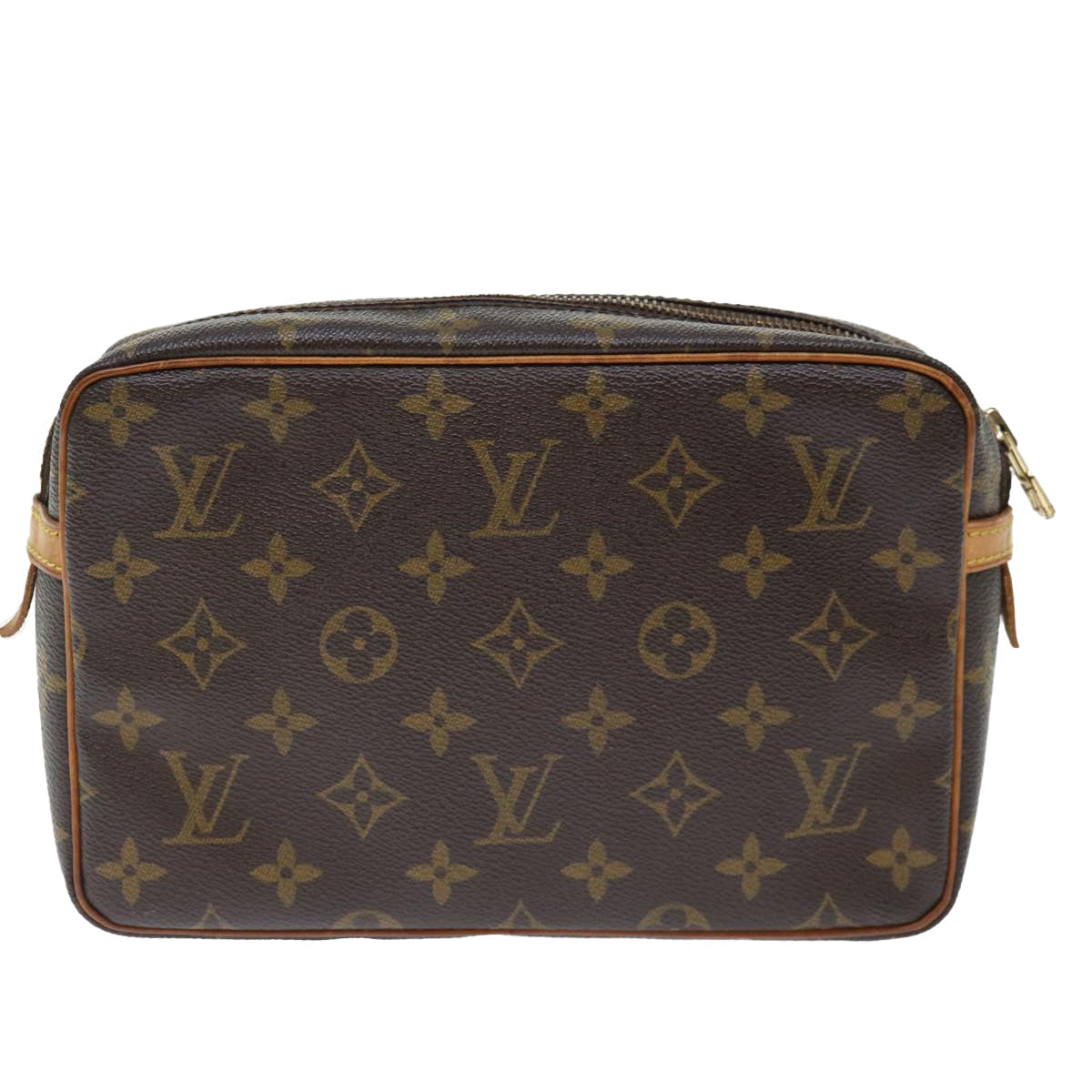 LOUIS VUITTON Monogram Compiegne 23 Clutch Bag M51847 LV ar11708