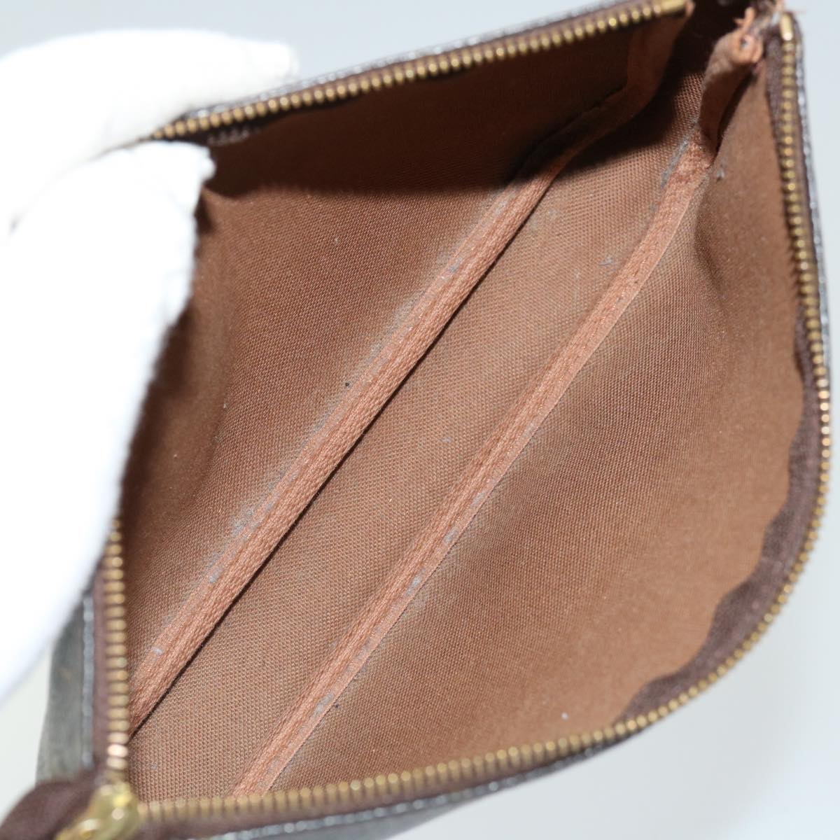 LOUIS VUITTON Monogram Pochette Accessoires Pouch M51980 LV ar11711