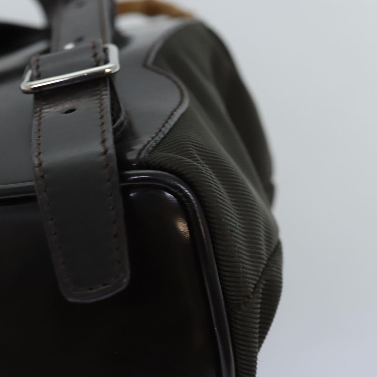 GUCCI Bamboo Backpack Nylon Brown 003 1998 0030 ar11716