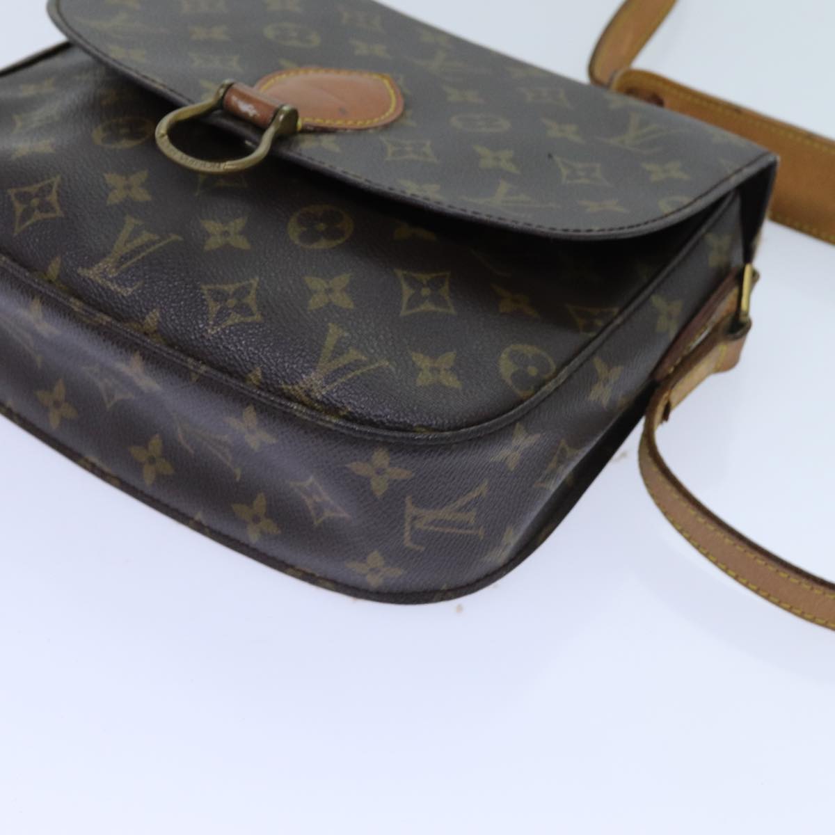 LOUIS VUITTON Monogram Saint Cloud GM Shoulder Bag M51242 LV ar11729