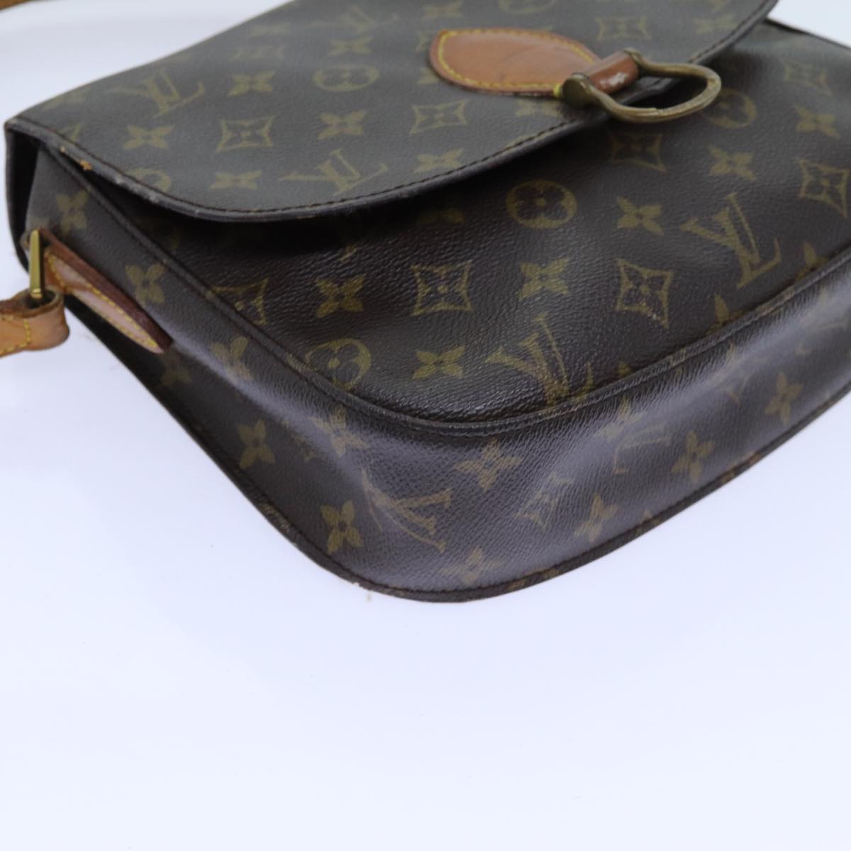 LOUIS VUITTON Monogram Saint Cloud GM Shoulder Bag M51242 LV ar11729