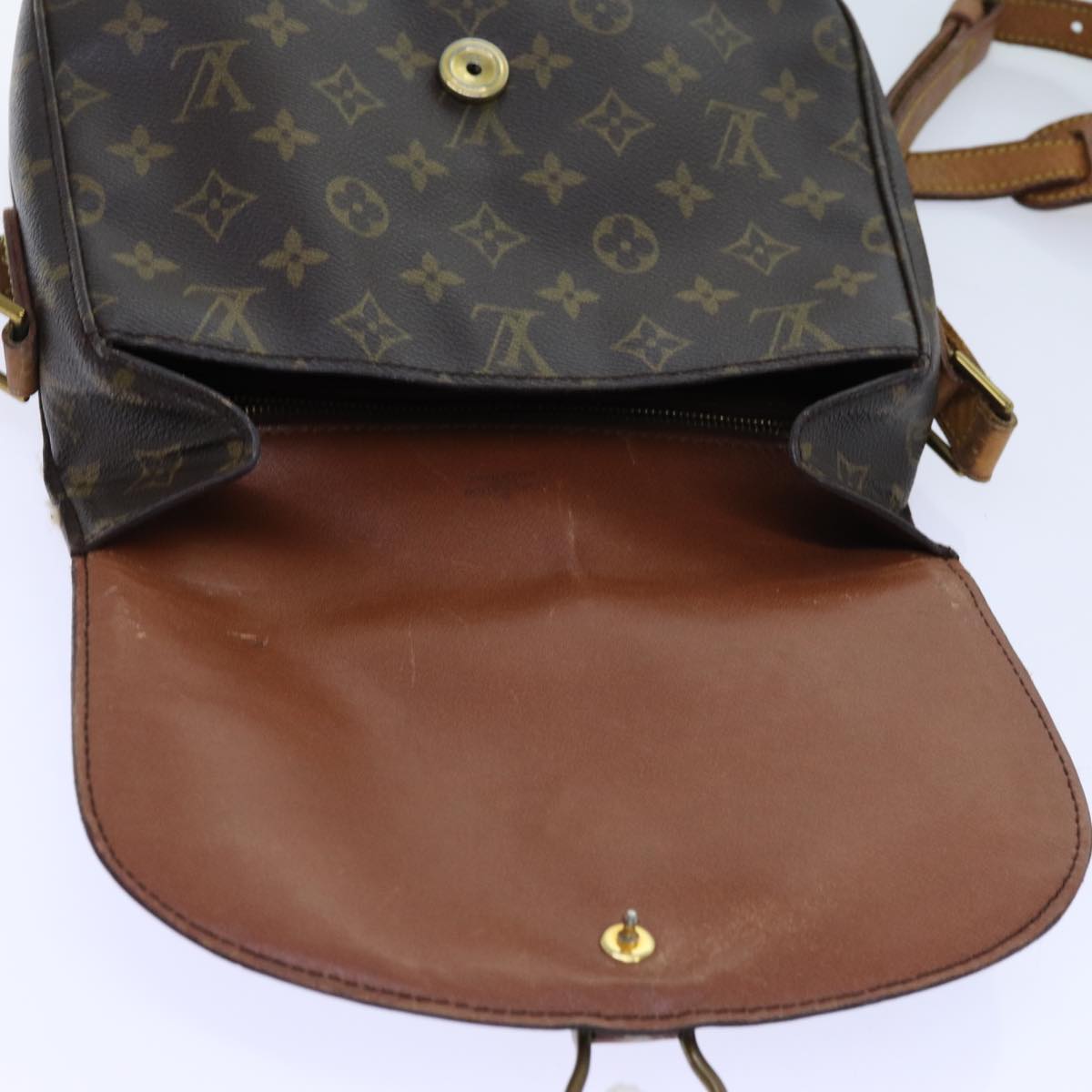 LOUIS VUITTON Monogram Saint Cloud GM Shoulder Bag M51242 LV ar11729