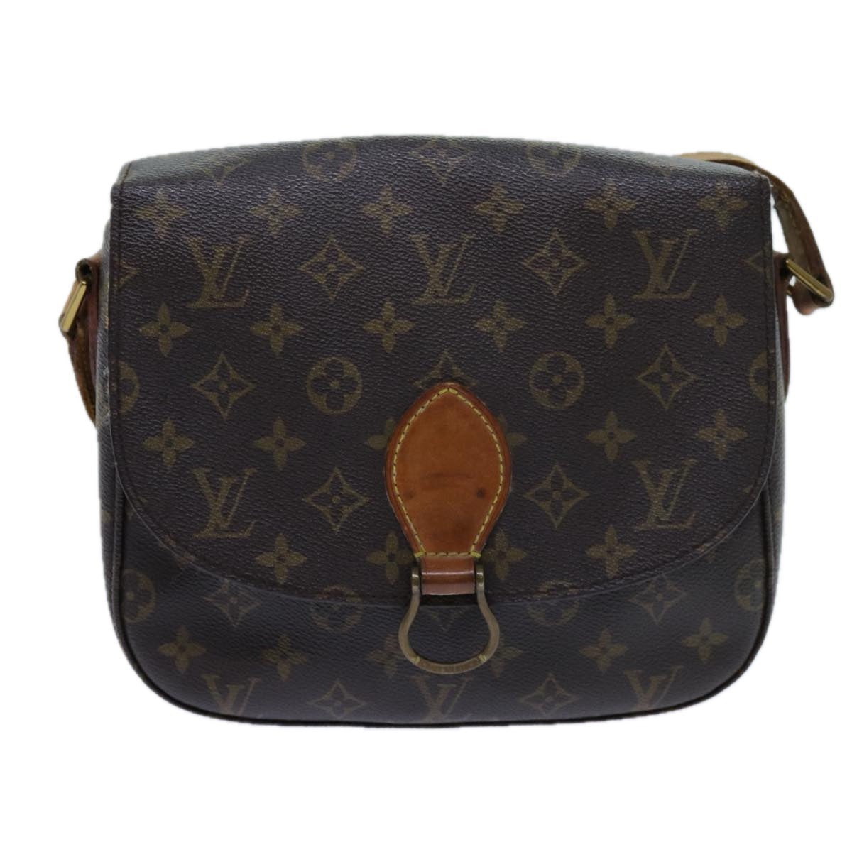 LOUIS VUITTON Monogram Saint Cloud GM Shoulder Bag M51242 LV ar11729
