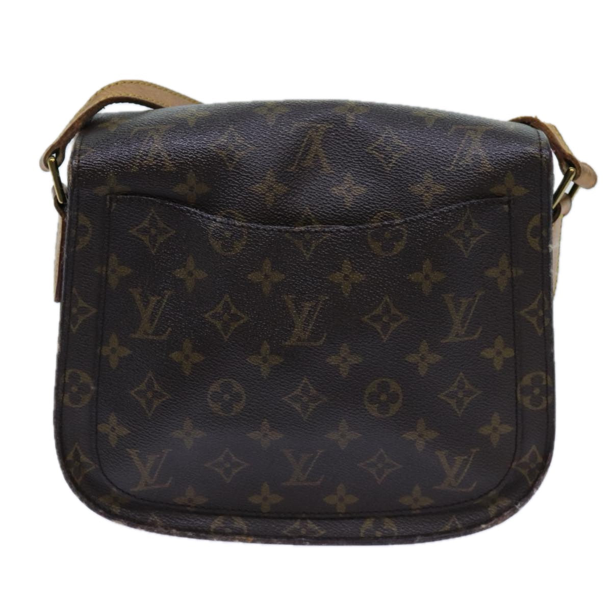 LOUIS VUITTON Monogram Saint Cloud GM Shoulder Bag M51242 LV ar11729