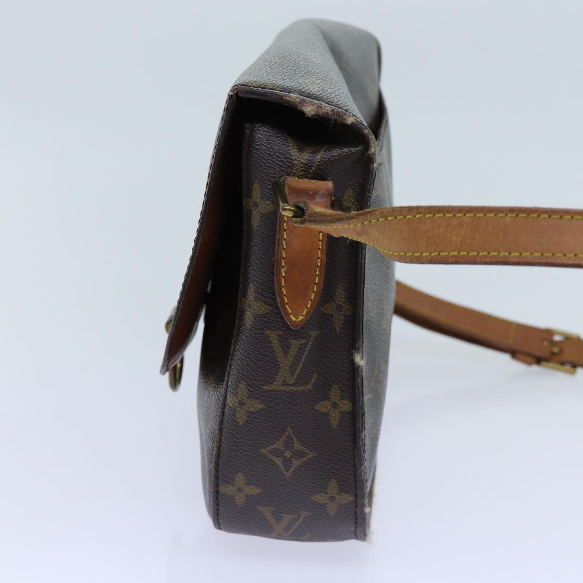 LOUIS VUITTON Monogram Saint Cloud GM Shoulder Bag M51242 LV ar11729