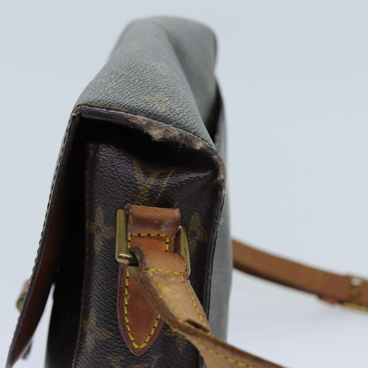 LOUIS VUITTON Monogram Saint Cloud GM Shoulder Bag M51242 LV ar11729