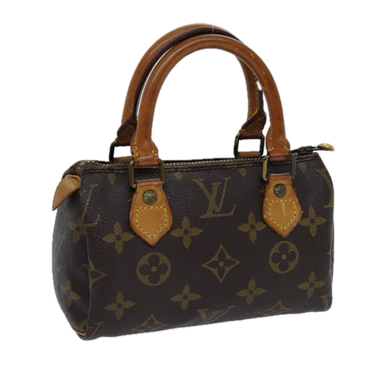 LOUIS VUITTON Monogram Mini Speedy Hand Bag Vintage M41534 LV ar11735