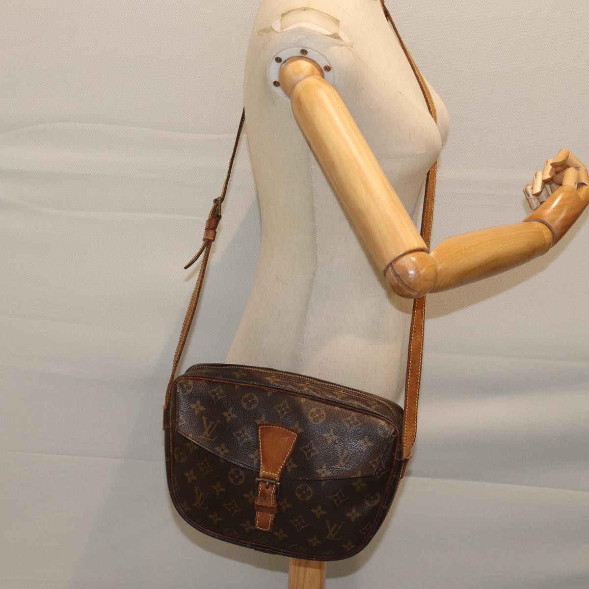 LOUIS VUITTON Monogram Jeune Fille GM Shoulder Bag M51225 LV ar11737