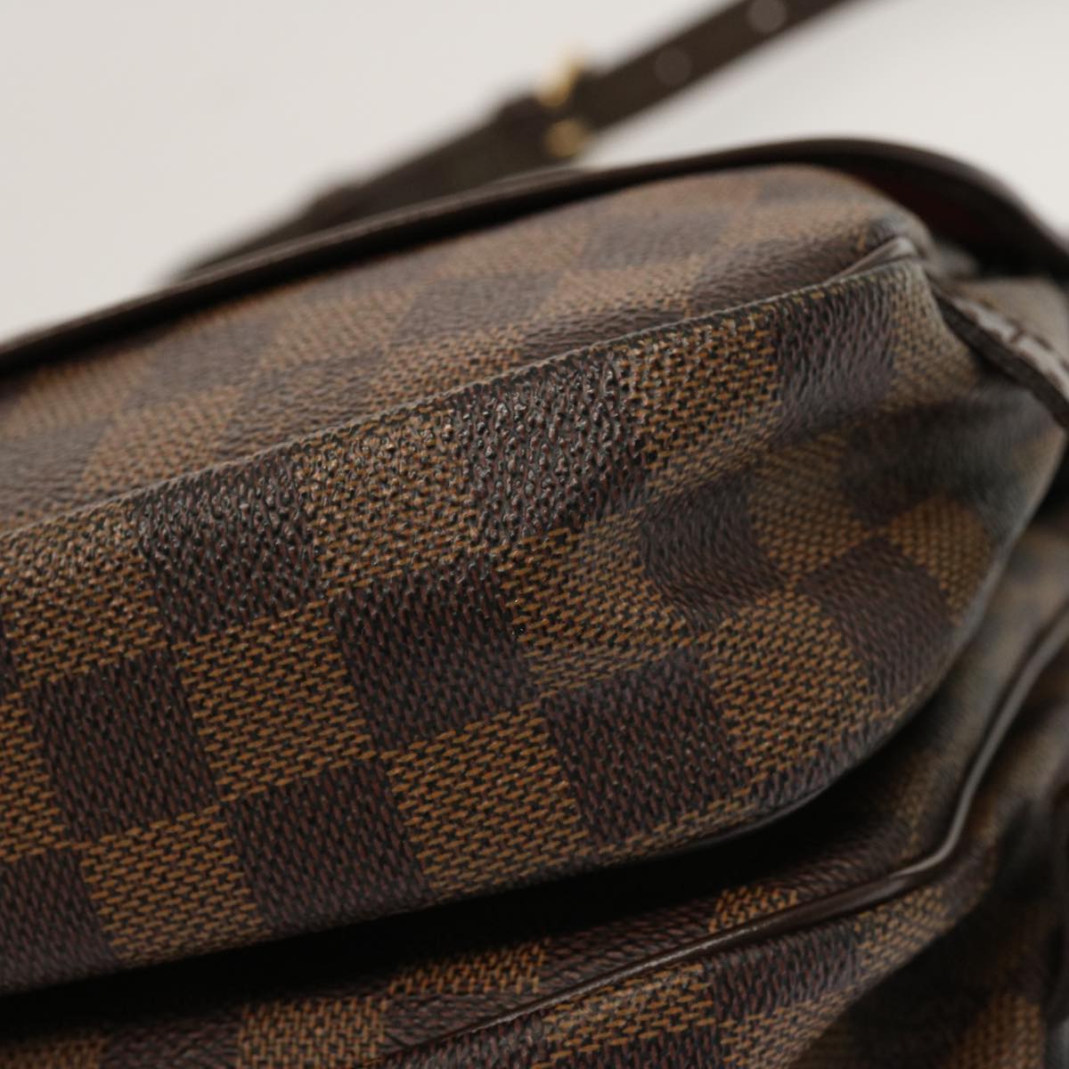 LOUIS VUITTON Damier Ebene Saumur 30 Shoulder Bag N48081 LV ar11752