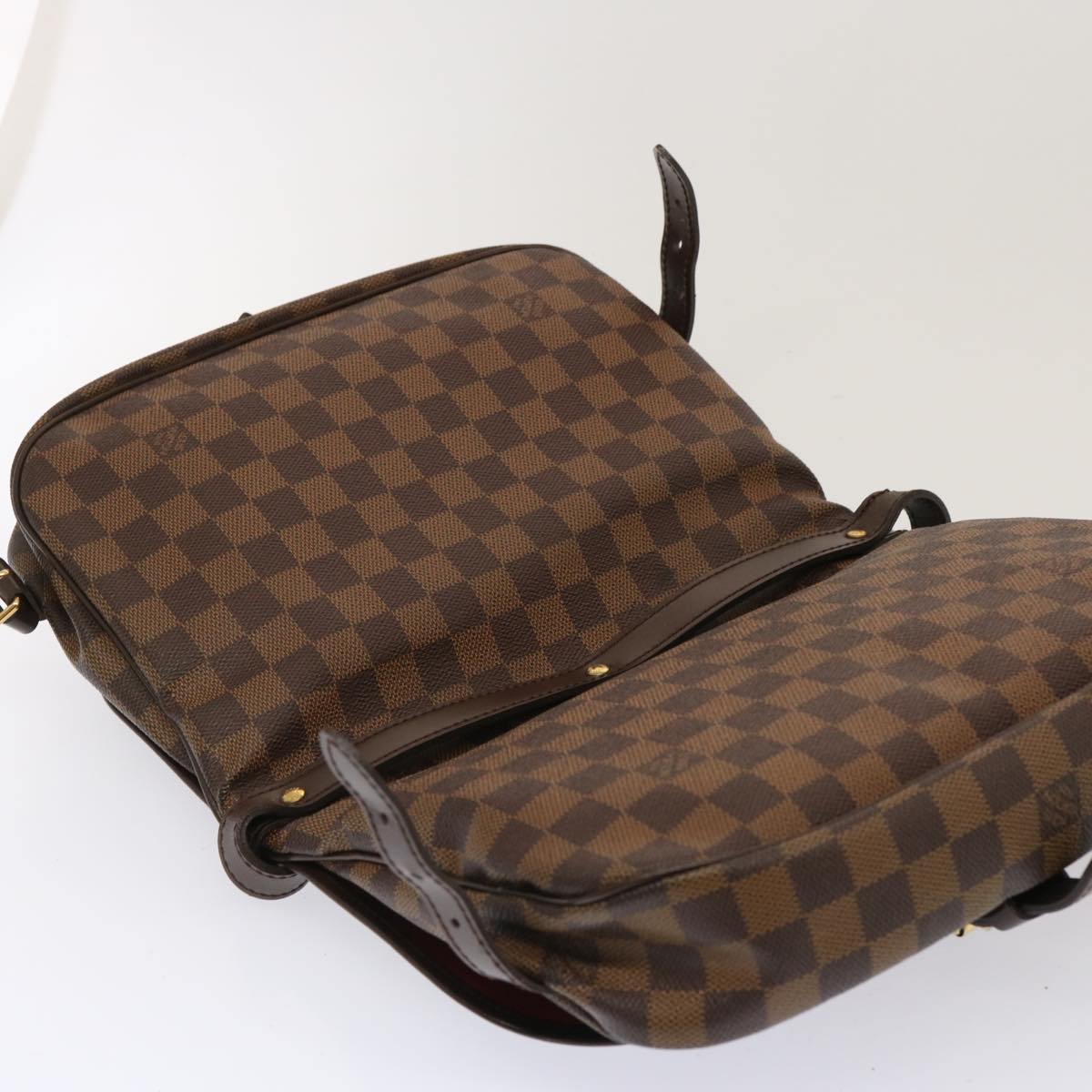 LOUIS VUITTON Damier Ebene Saumur 30 Shoulder Bag N48081 LV ar11752