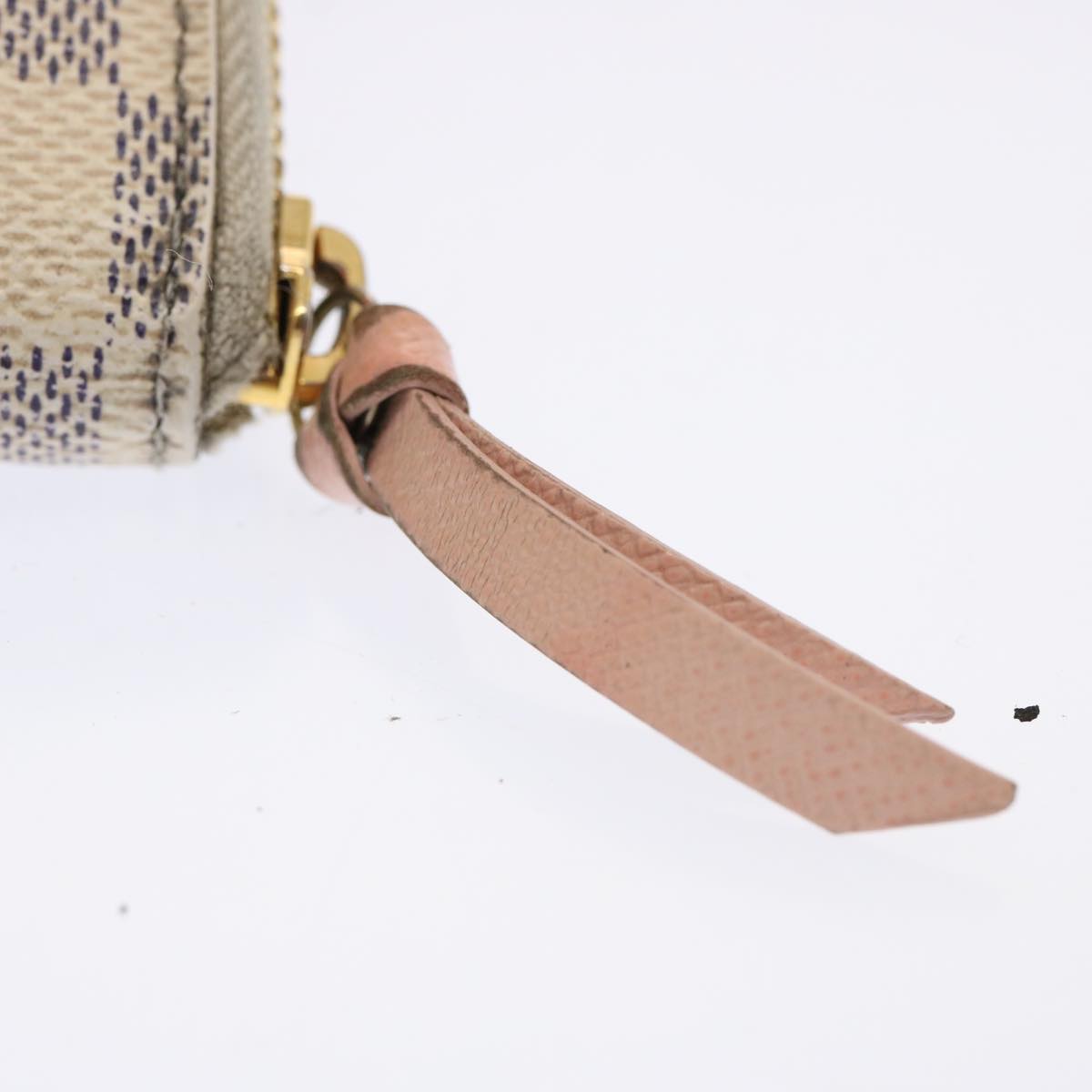 LOUIS VUITTON Damier Azur Portefeuille Clemence Long Wallet N61264 ar11756
