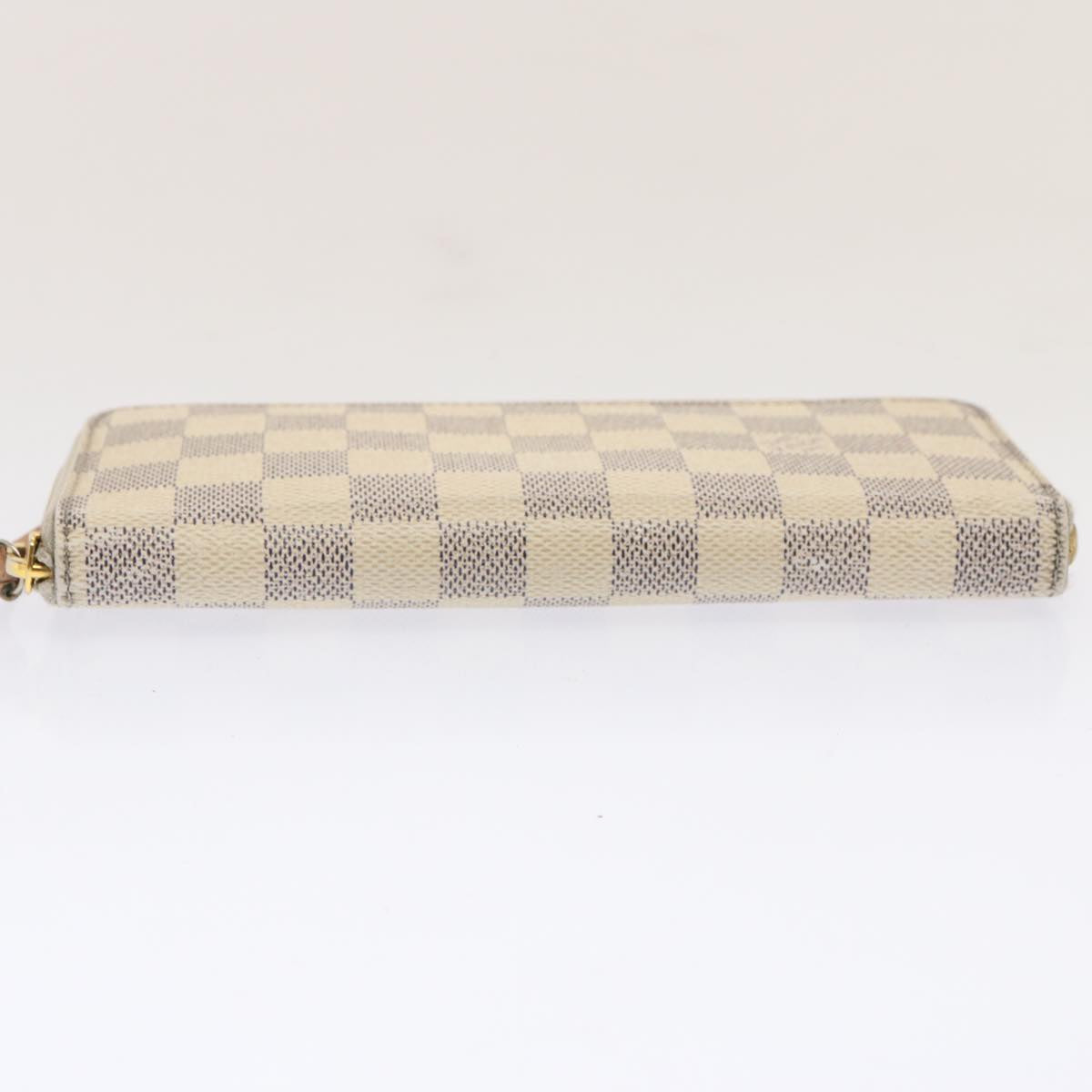 LOUIS VUITTON Damier Azur Portefeuille Clemence Long Wallet N61264 ar11756