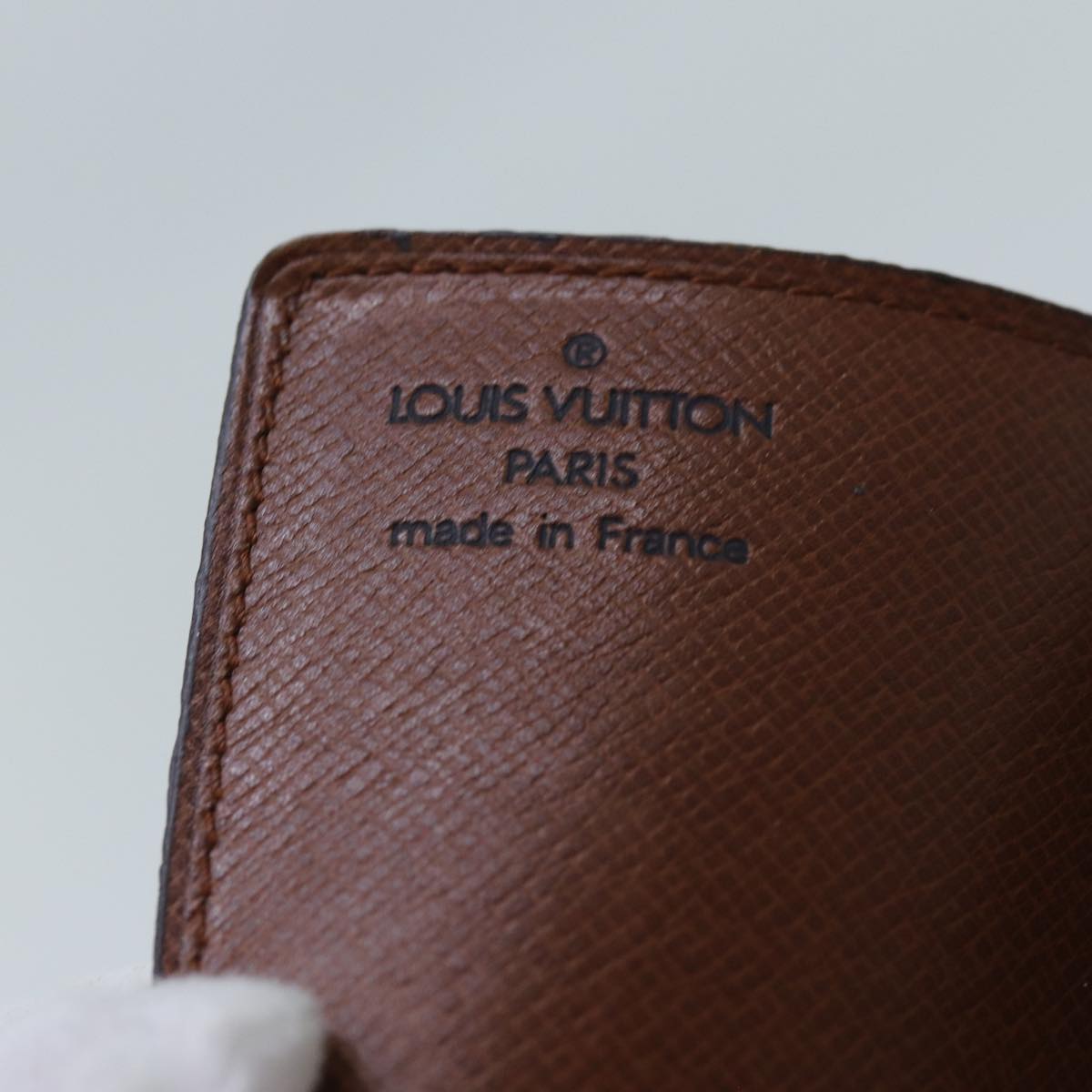 LOUIS VUITTON Monogram Porte Cartes Credit Pression Case M60937 LV ar11758