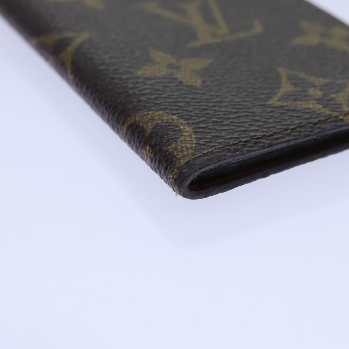 LOUIS VUITTON Monogram Porte Cartes Credit Pression Case M60937 LV ar11758
