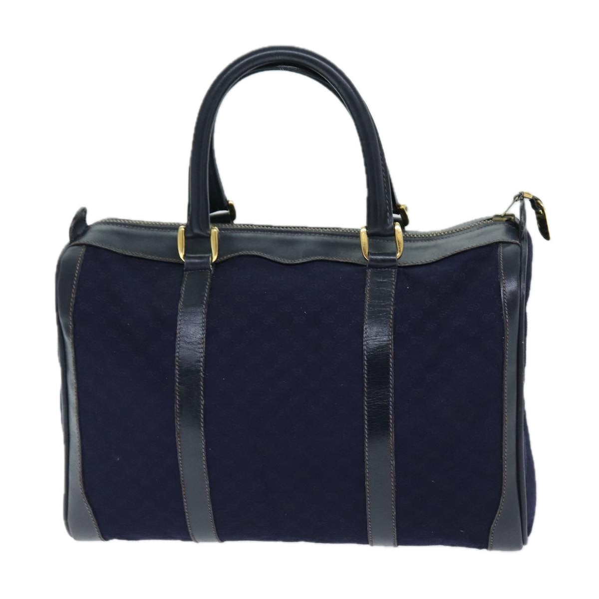 GUCCI Micro GG Canvas Boston Bag Blue ar11842