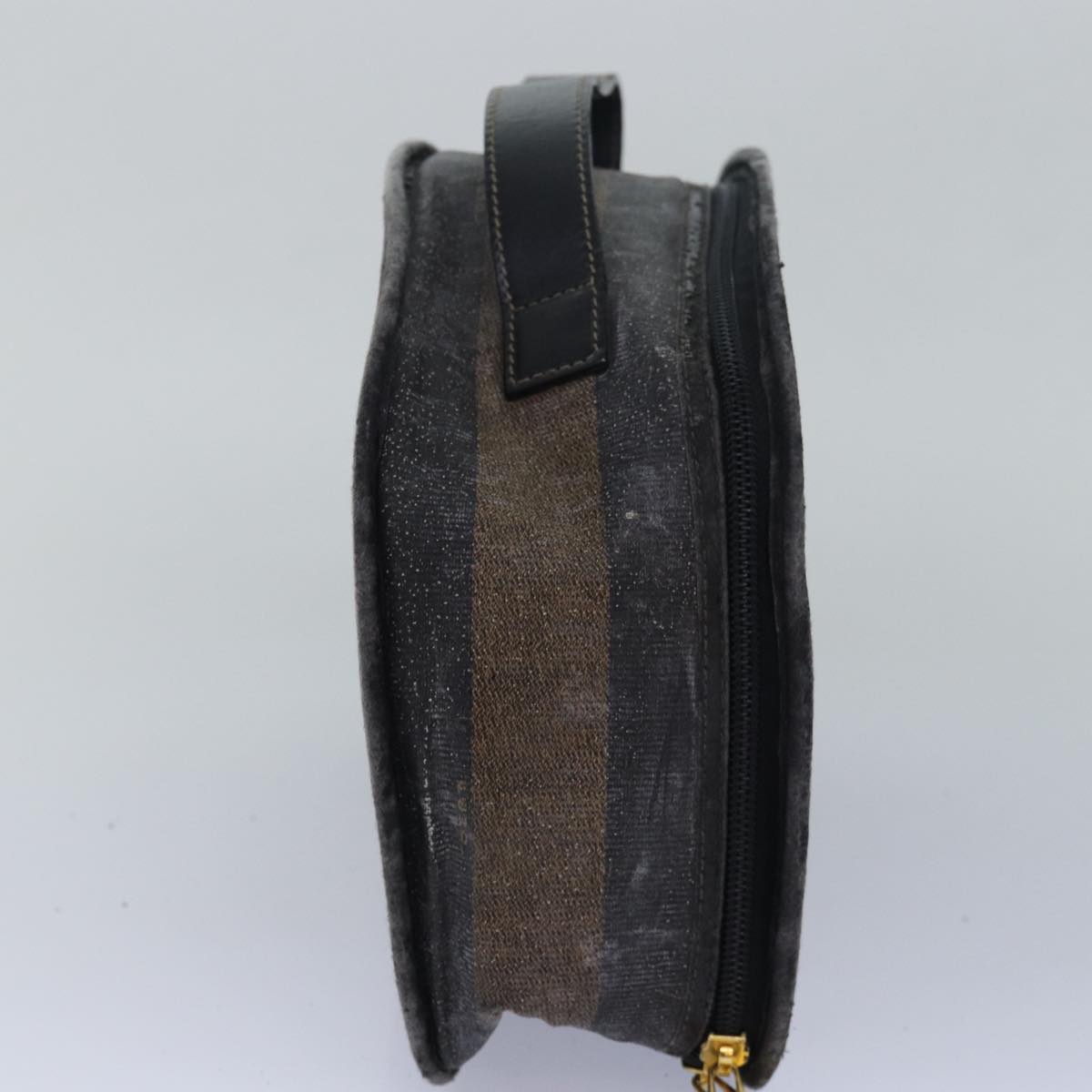 FENDI Pecan Canvas Clutch Bag 2Set Brown Black ar11882