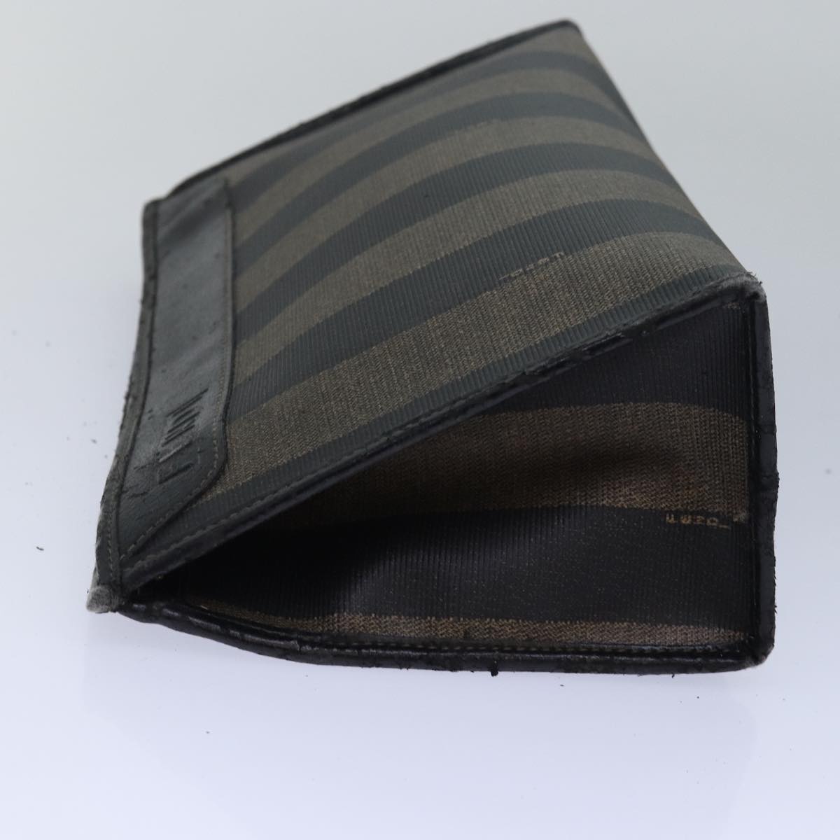 FENDI Pecan Canvas Clutch Bag 2Set Brown Black ar11882
