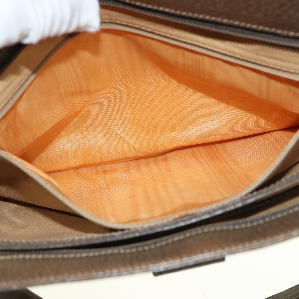 GUCCI GG Supreme Hand Bag PVC Beige 86 02 021 ar11979