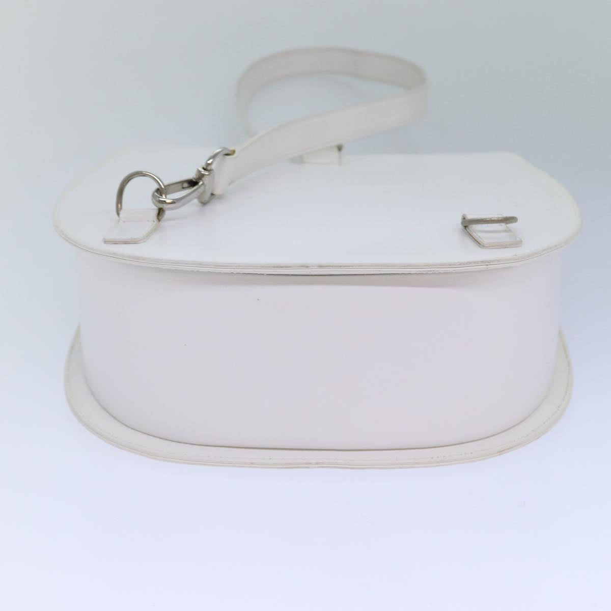 GUCCI Body Bag Leather White ar12042