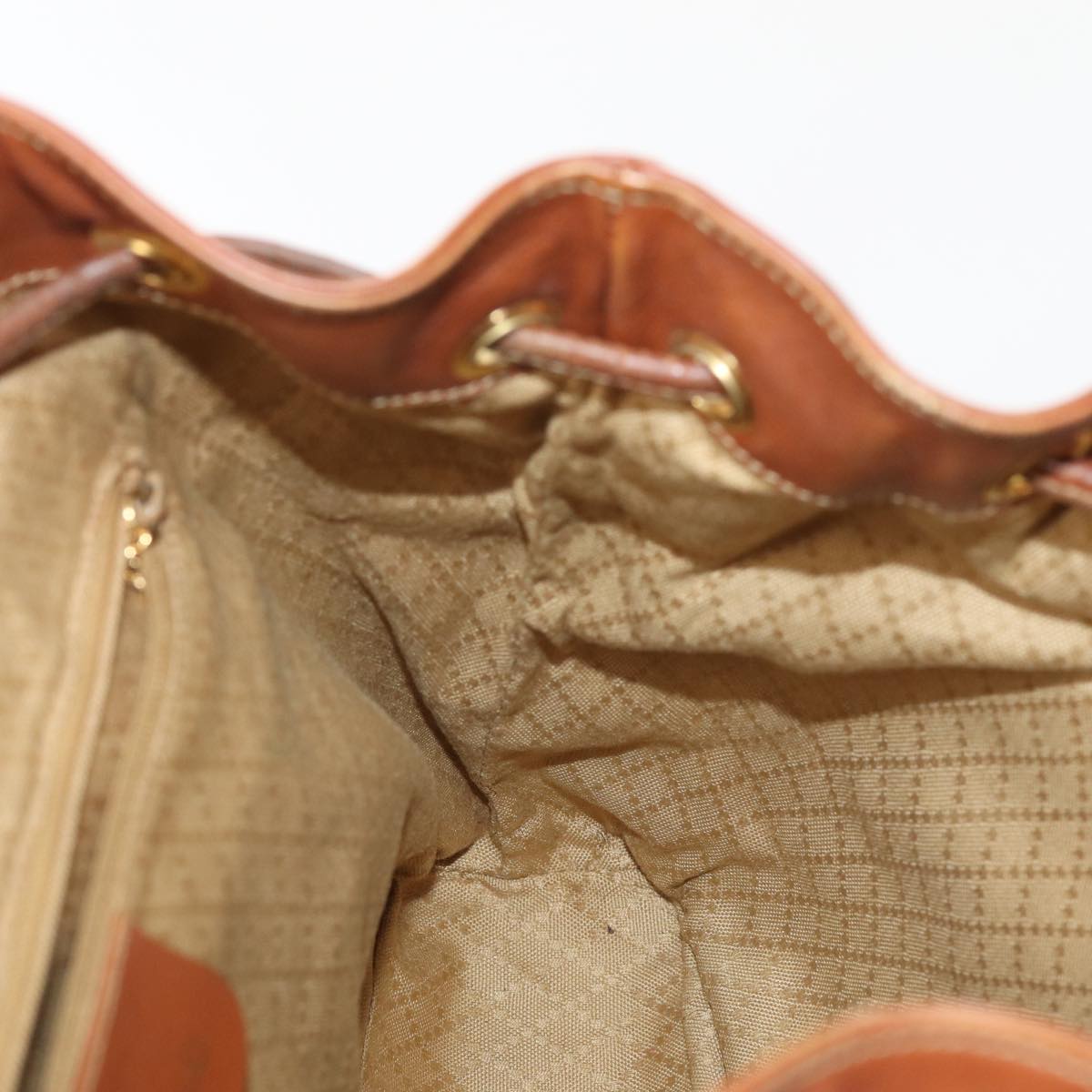 GUCCI Bamboo Backpack Leather Brown 003 2058 0016 ar12099