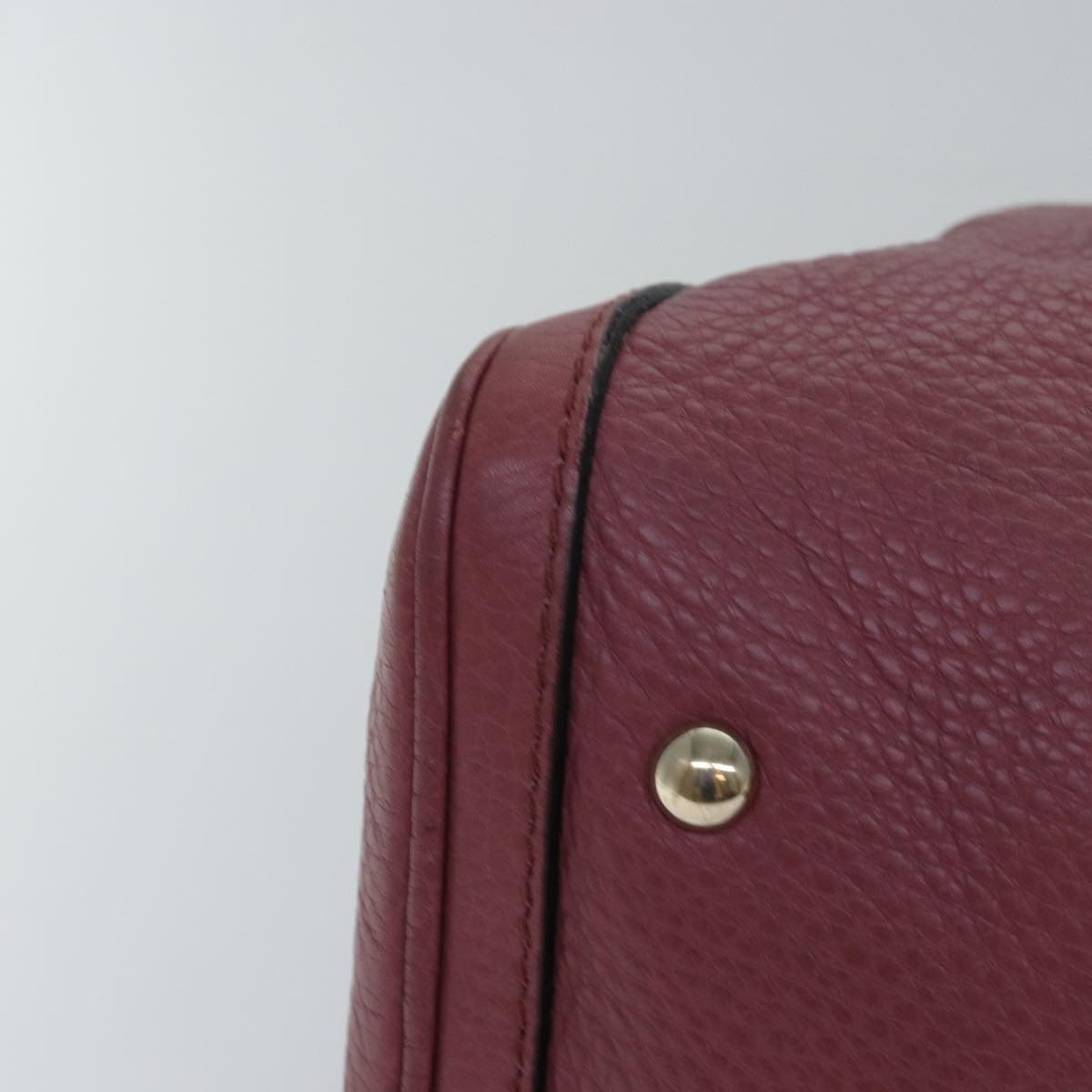 GUCCI Boston Bag Leather Pink 247205 ar12100