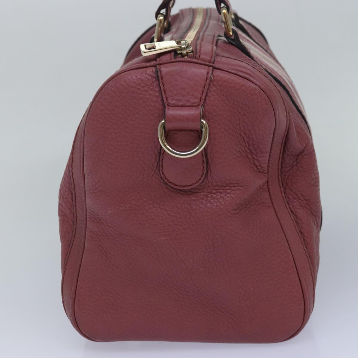 GUCCI Boston Bag Leather Pink 247205 ar12100