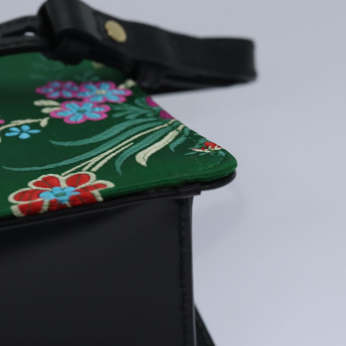 GUCCI Silvi Mini Hand Bag Satin 2way Multicolor 472107 ar12144