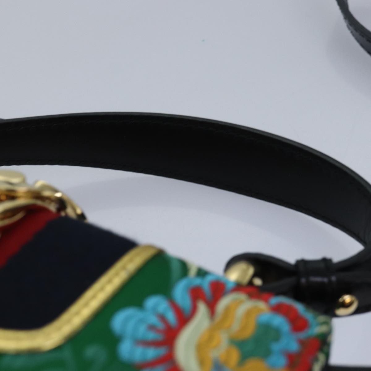 GUCCI Silvi Mini Hand Bag Satin 2way Multicolor 472107 ar12144