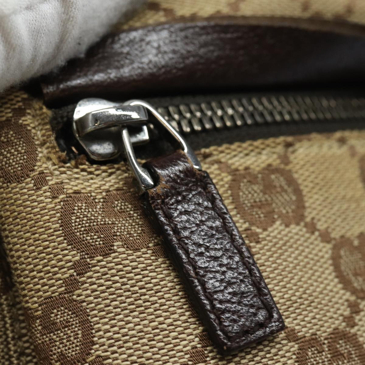 GUCCI GG Canvas Waist bag Beige ar12216