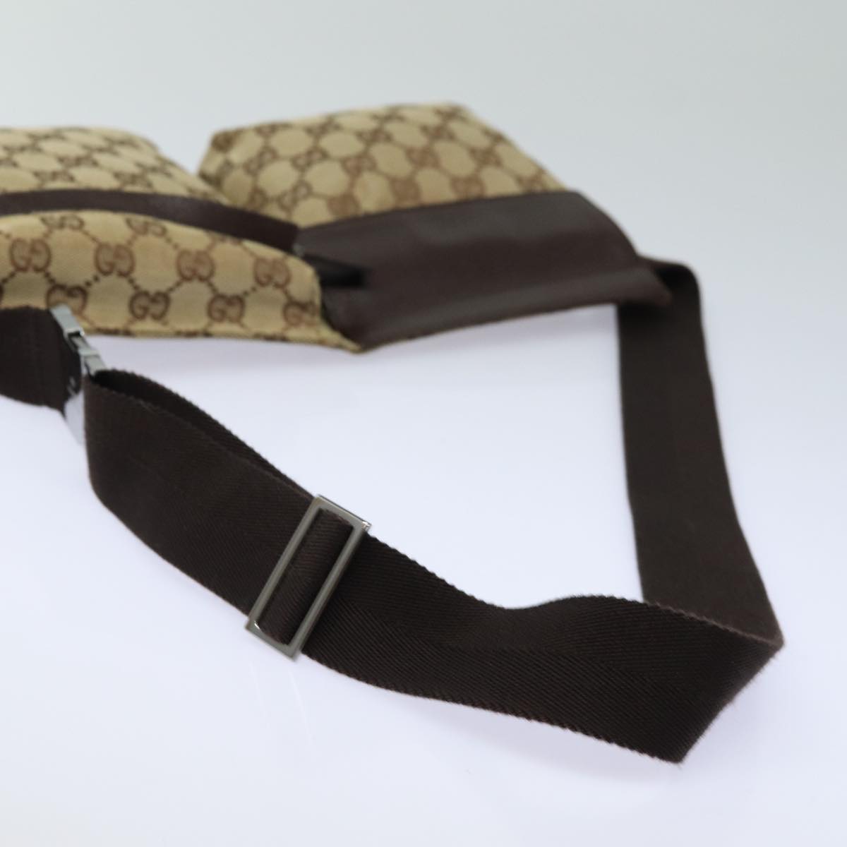 GUCCI GG Canvas Waist bag Beige ar12216