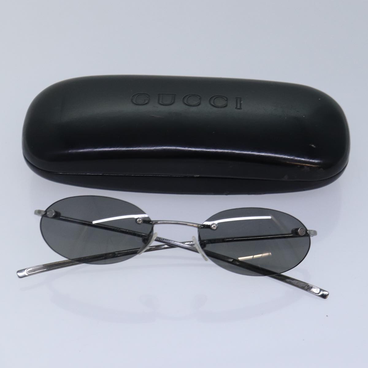 GUCCI Sunglasses metal Silver ar12509