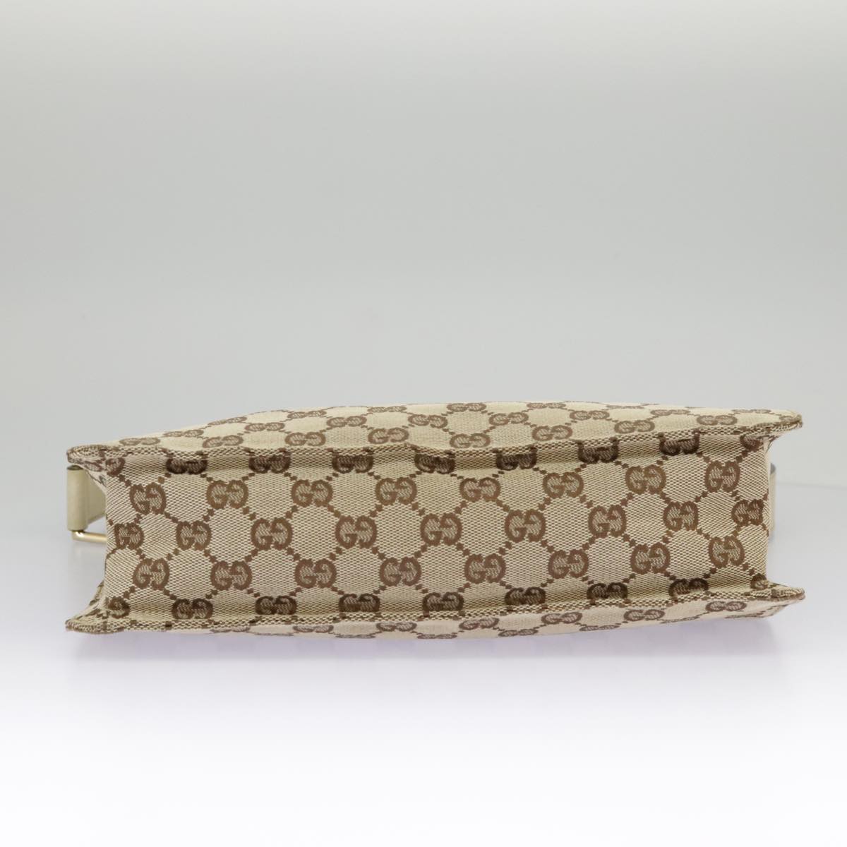 GUCCI GG Canvas Shoulder Bag Beige Cream Gold 120841 ar12809