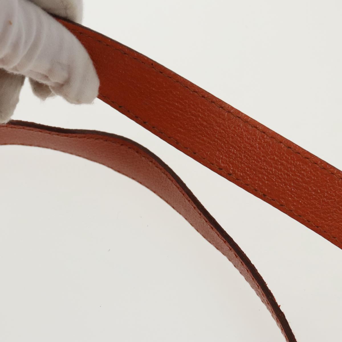 GUCCI Bamboo Backpack Suede Leather Orange ar12817