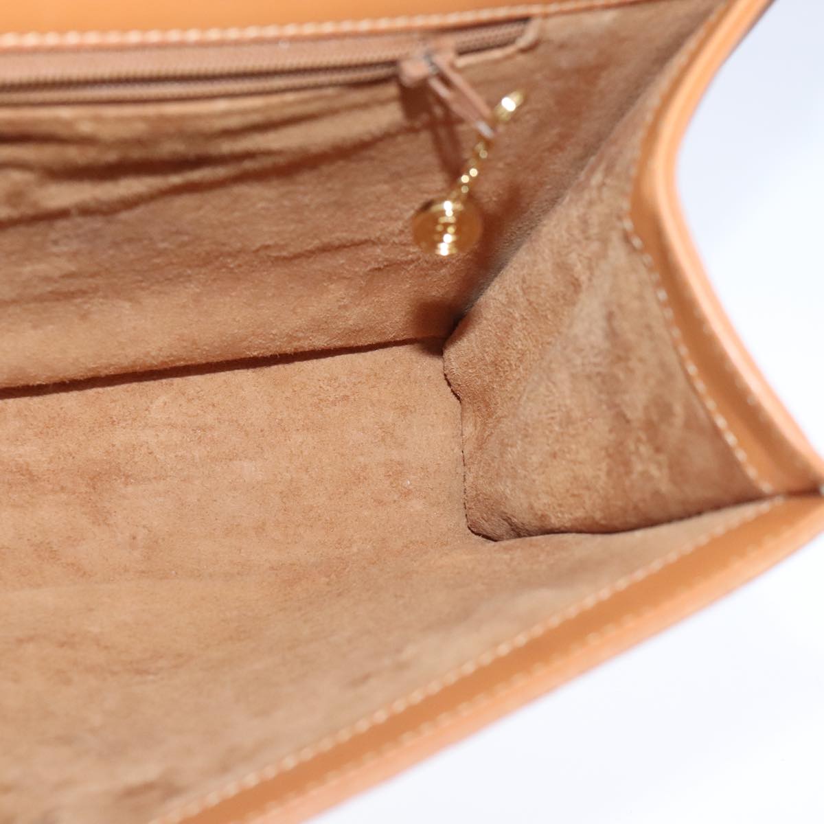 GUCCI Shoulder Bag Leather Beige Gold 004 115 0289 ar13010