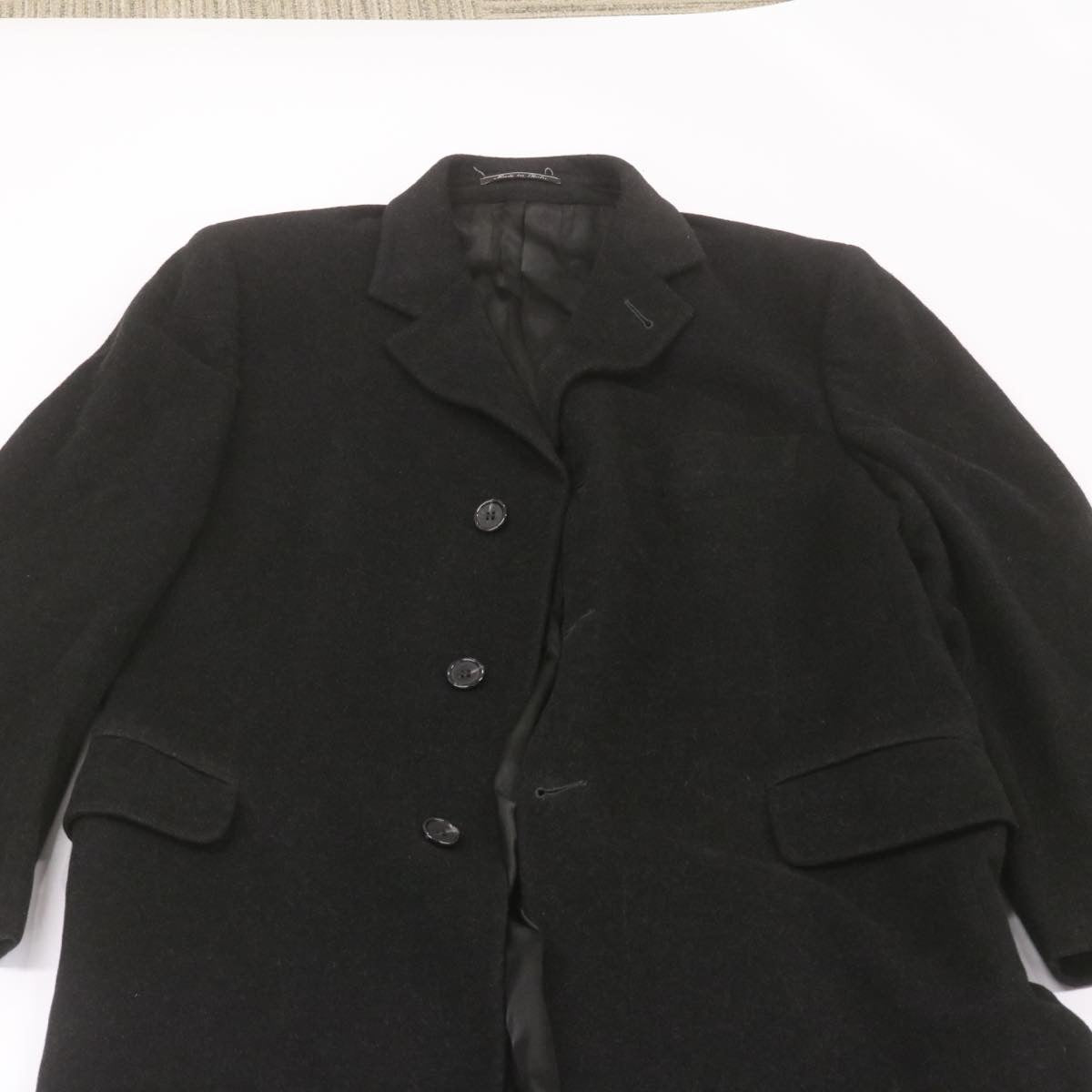 FENDI Cashmere Coat Black ar4081