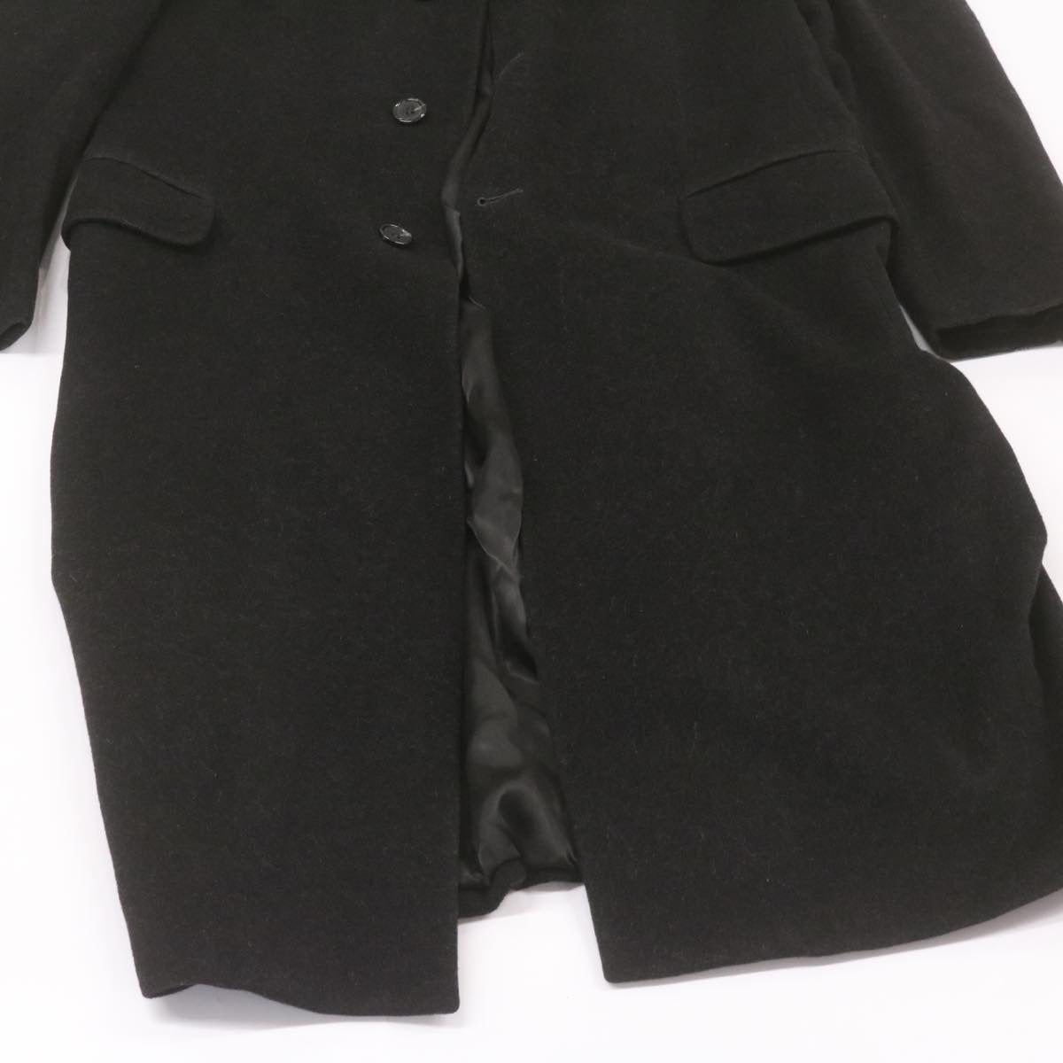 FENDI Cashmere Coat Black ar4081