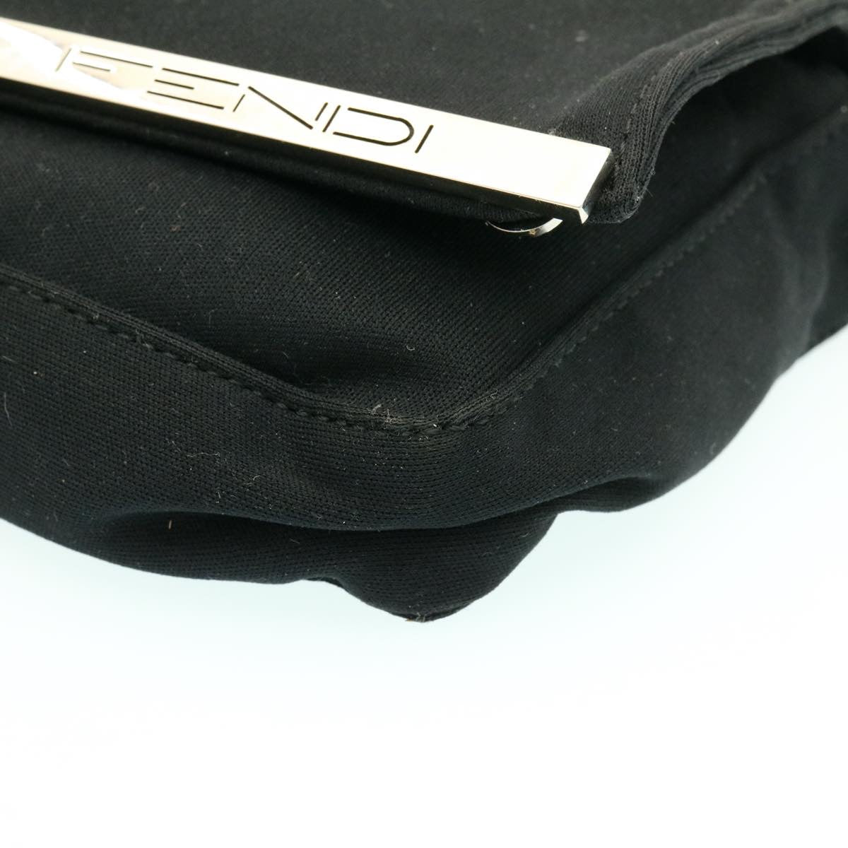 FENDI Shoulder Bag Nylon Black ar4731