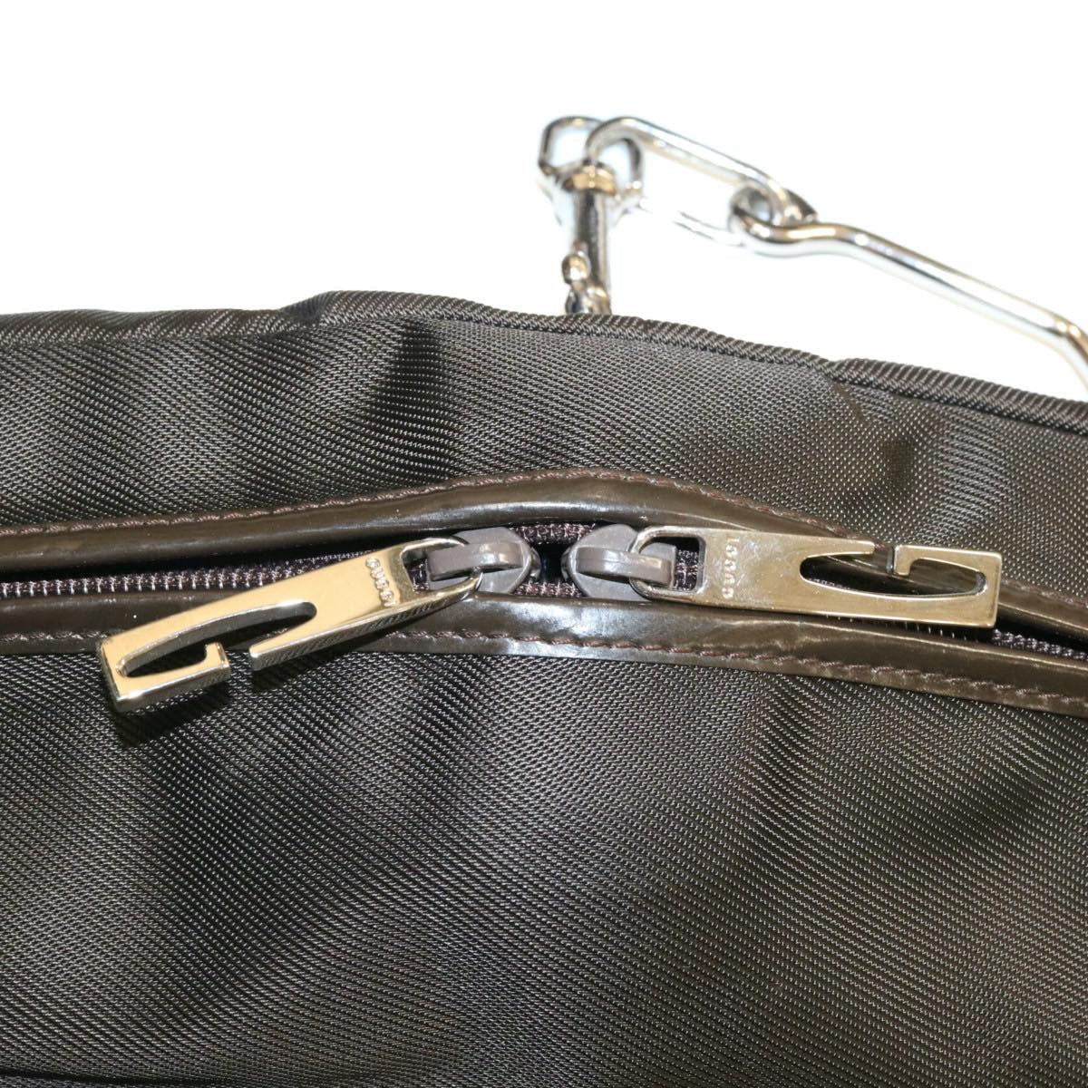 GUCCI Diamante Garment Cover Nylon Dark Brown ar5309