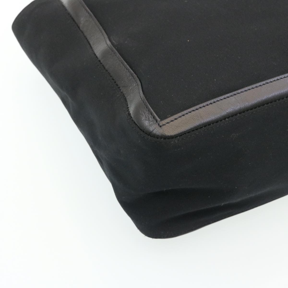 FENDI Hand Bag Nylon Black ar5884