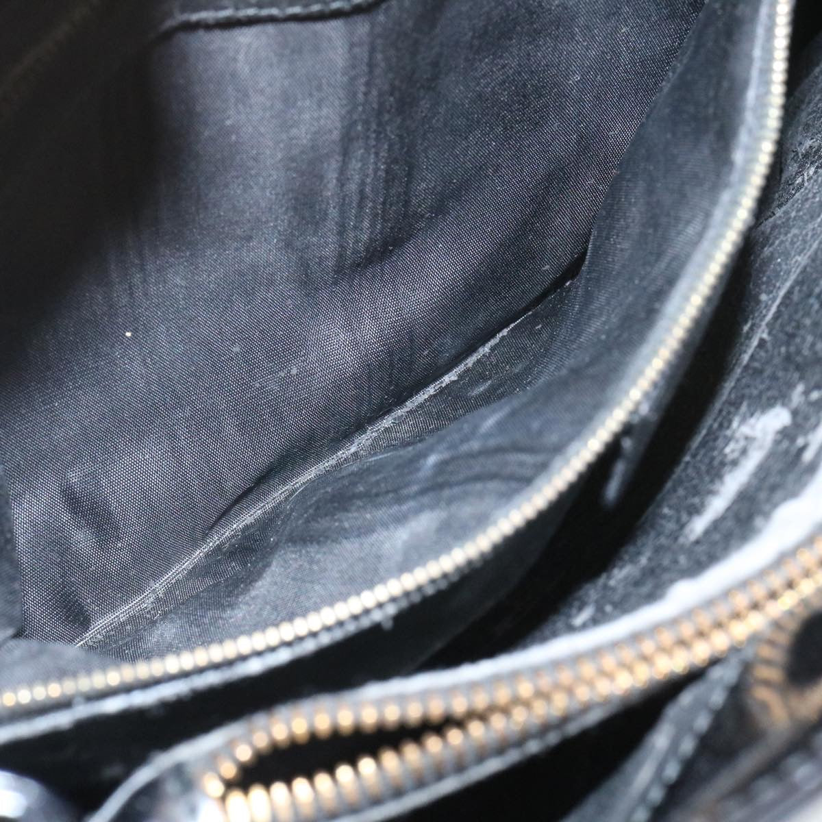GUCCI Bamboo Tote Bag Leather Black ar6293