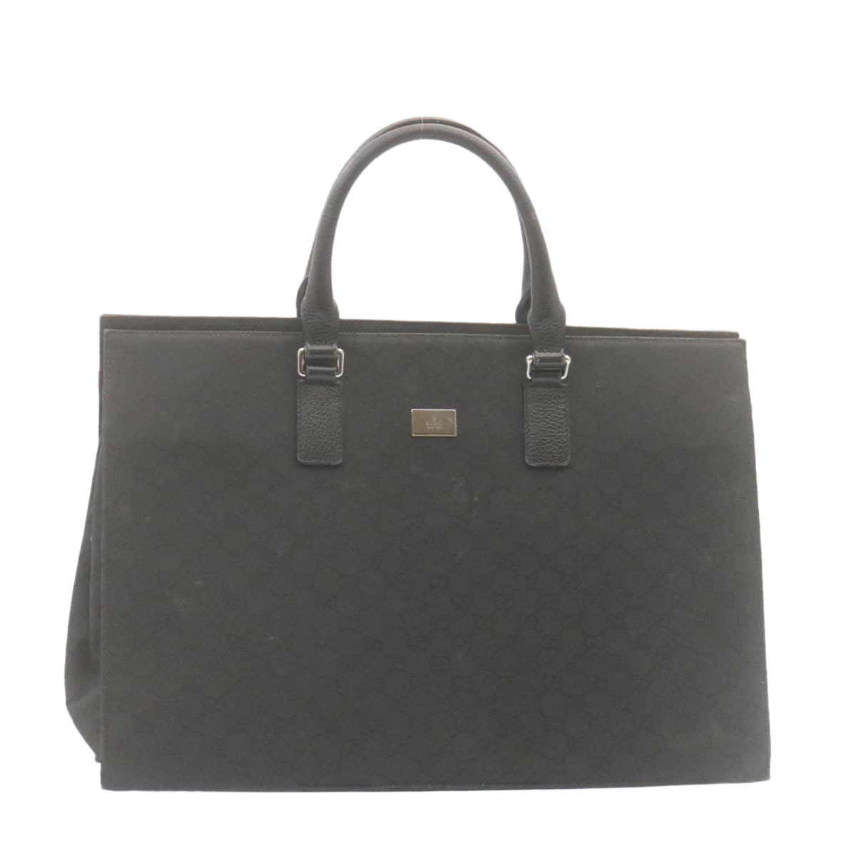 GUCCI GG Canvas Hand Bag Black ar6477