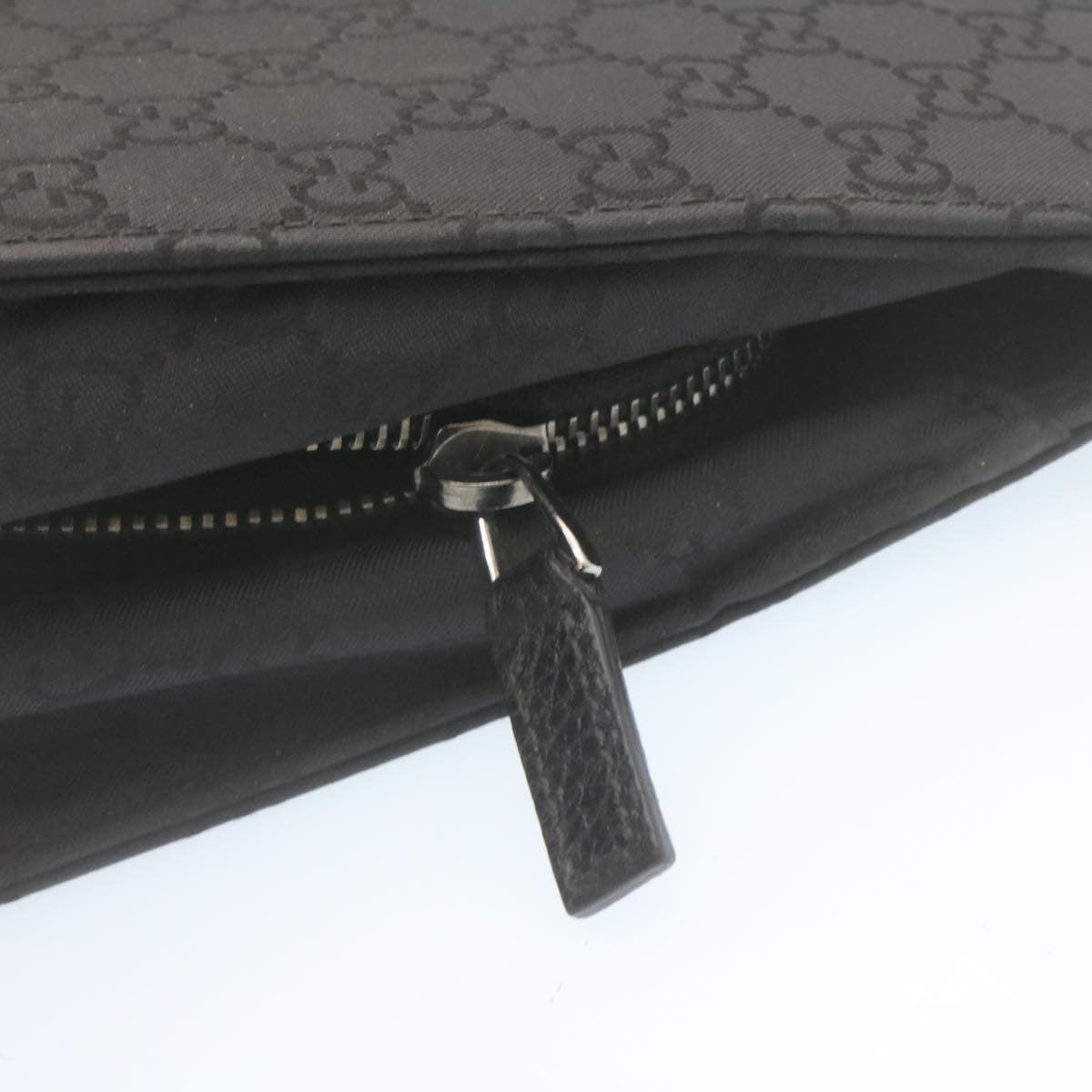 GUCCI GG Canvas Hand Bag Black ar6477