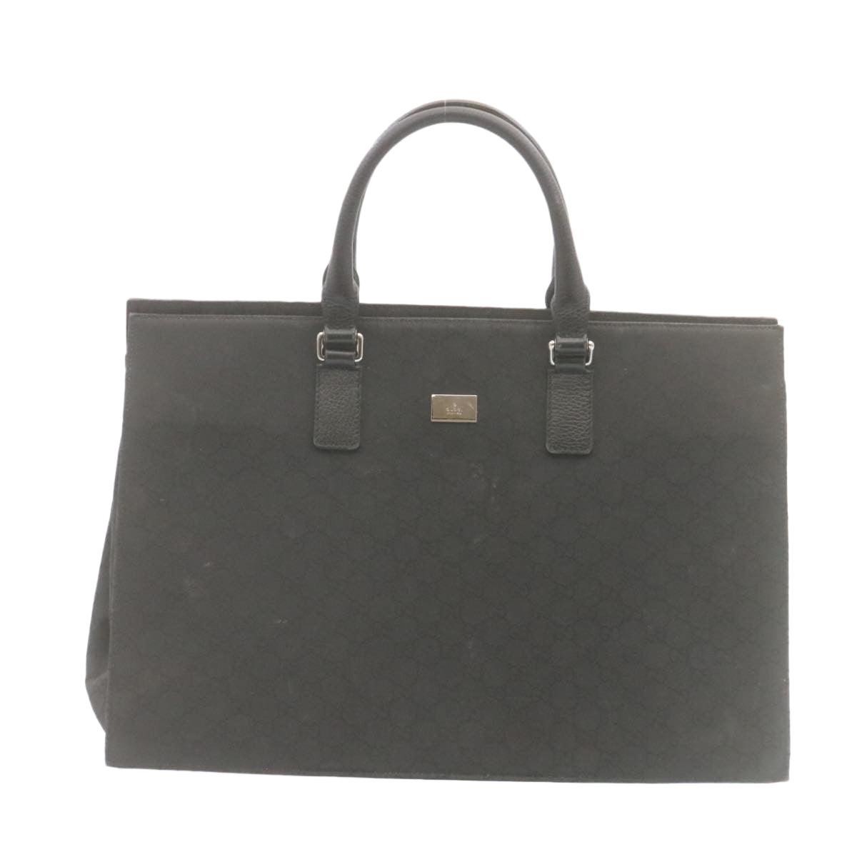 GUCCI GG Canvas Hand Bag Black ar6477